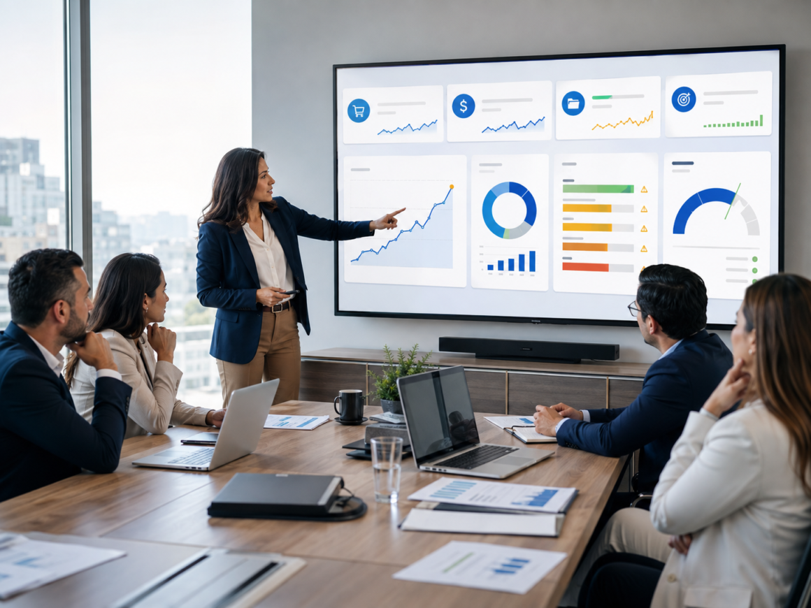 Dashboard ejecutivo en Power BI con indicadores clave para la toma de decisiones Dashboard ejecutivo en Power BI con indicadores clave para la toma de decisiones